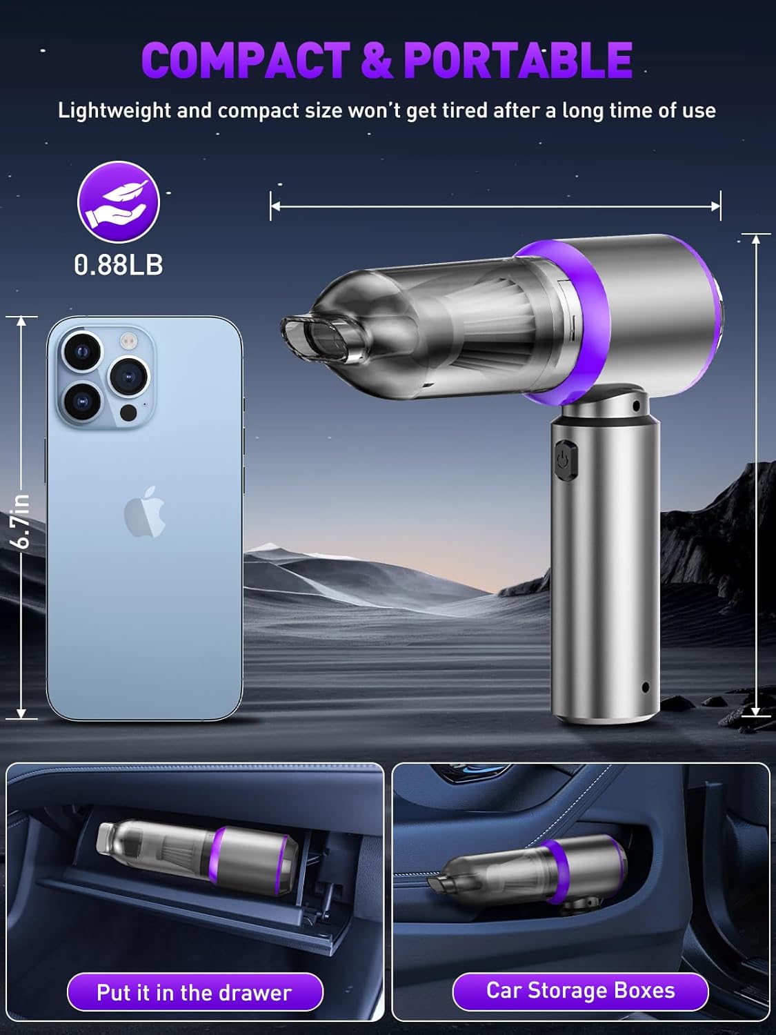 ONLYU Air Duster & Vacuum